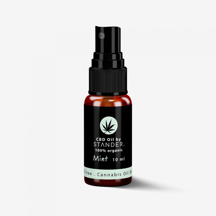 Olejek CBD THC free | Mint + VITAMINS (5%)
