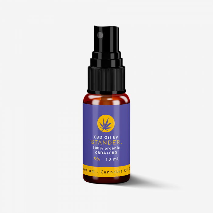 CBDA+CBD oil full spectrum | RAW + VITAMINS (5%)