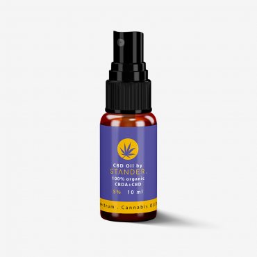 Olejek CBDA+CBD full spectrum | RAW + VITAMINS (5%)