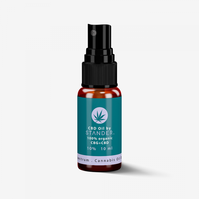 Olejek CBG+CBD full spectrum | GOLD + VITAMINS (10%)