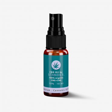 Olejek CBG+CBD full spectrum | GOLD + VITAMINS (10%)